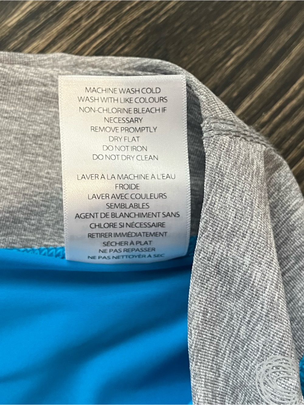 NWT Tuff Athletics Checkered Blue Skort Gray Waistband Size M Athleisure - Picture 9 of 10
